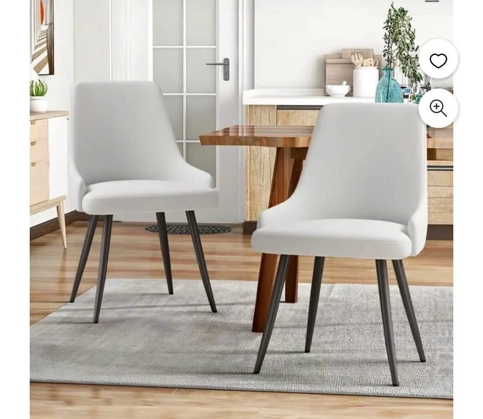 Brand new PU faux leather dinning chair ( set of 2)