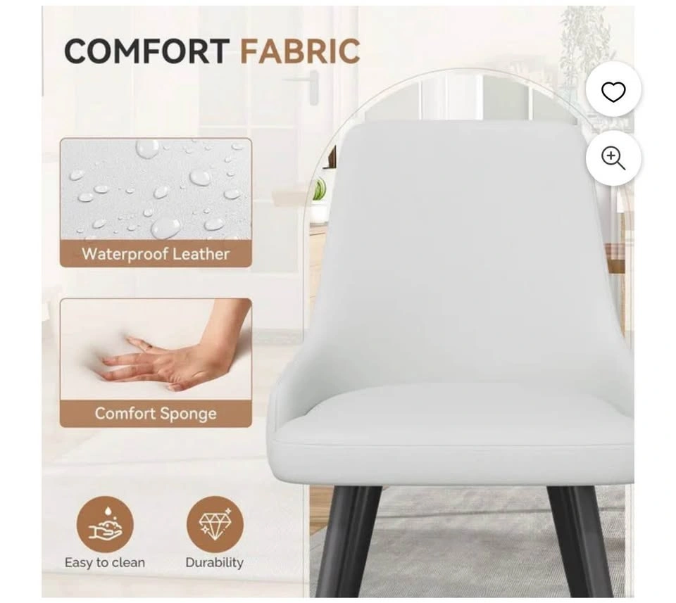 Brand new PU faux leather dinning chair ( set of 2) - photo 4