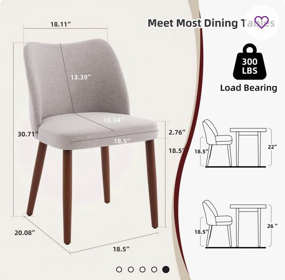 Brand new dining chairs (set of 2) - photo 2