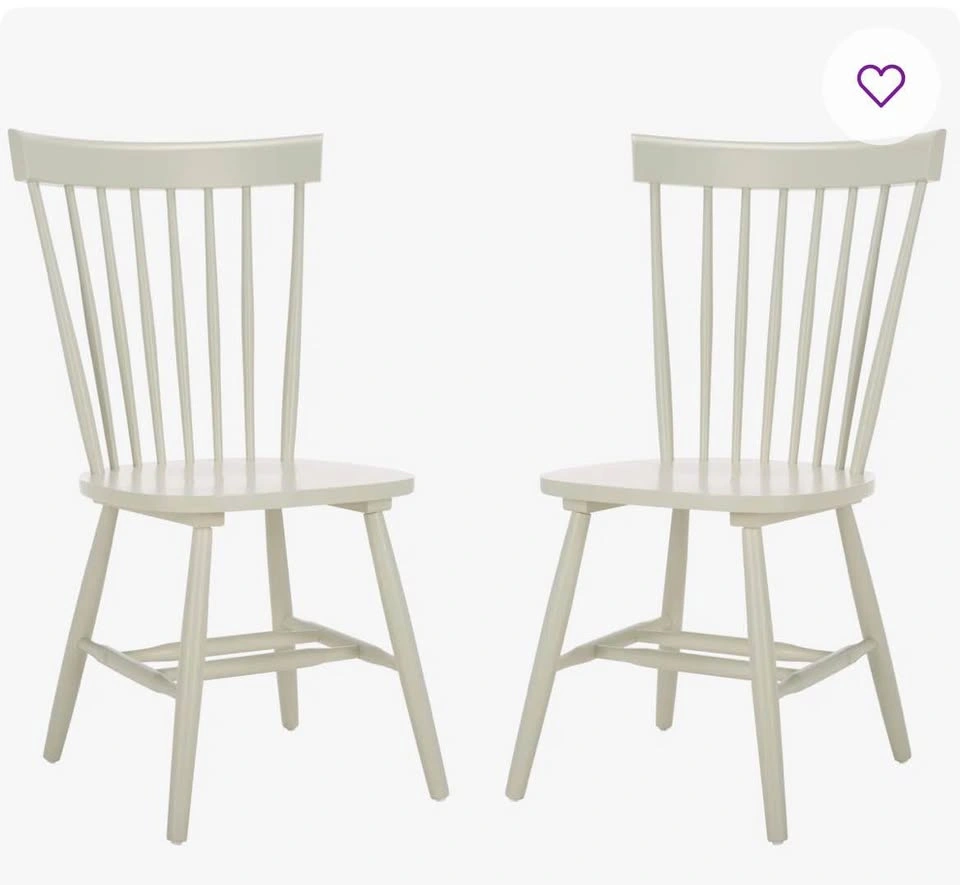 Brand new dinning chairs (set of 2) off white - photo 4