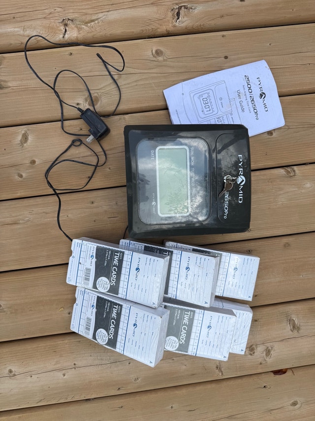 Pyramid 2650Pro Time Clock