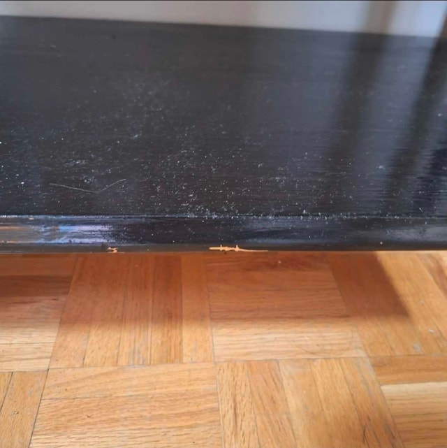 Handmade Black Wooden 3-Tier Shelf - photo 2