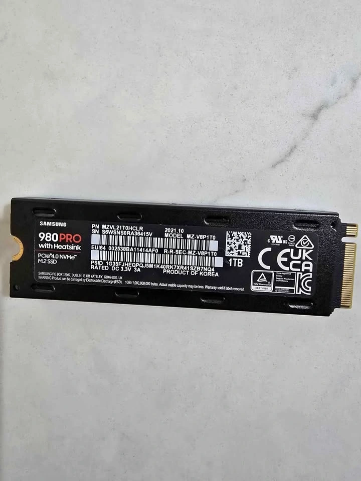 Samsung 980 Pro M.2 1TB