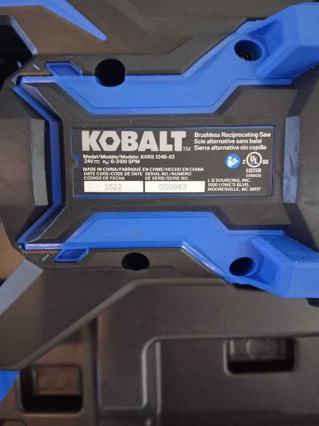 Kobalt Reciprocating Saw Kit - photo 3