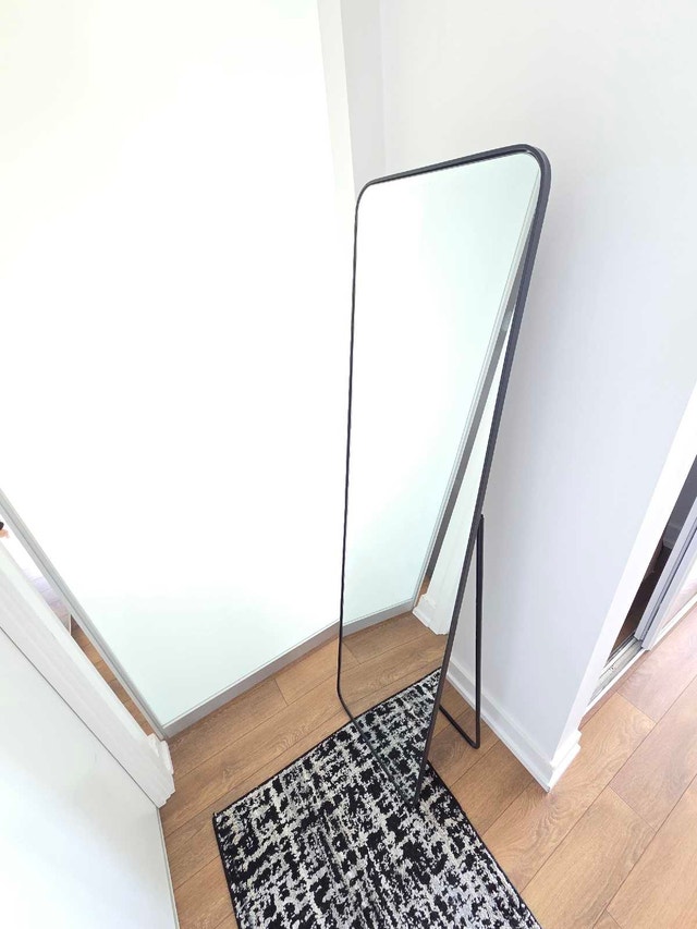 Full length floor mirror