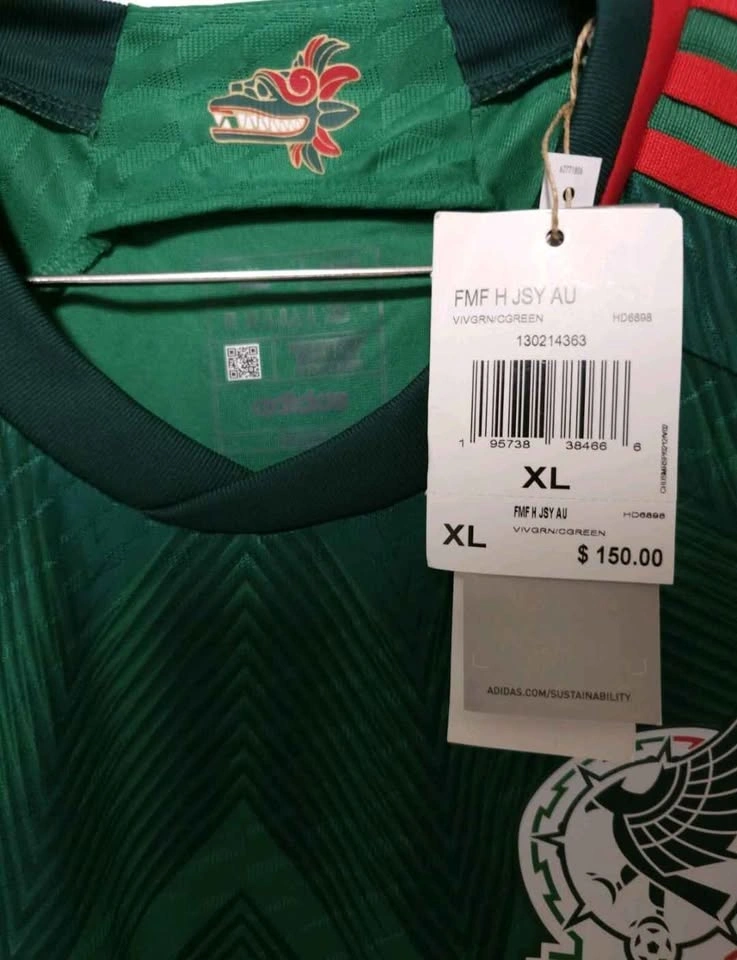2022 Adidas Mexico player version jersey XL - photo 3