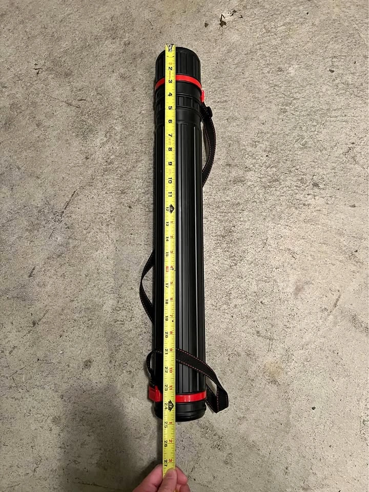 Adjustable Poster / Blueprint Storage Tube – Like New