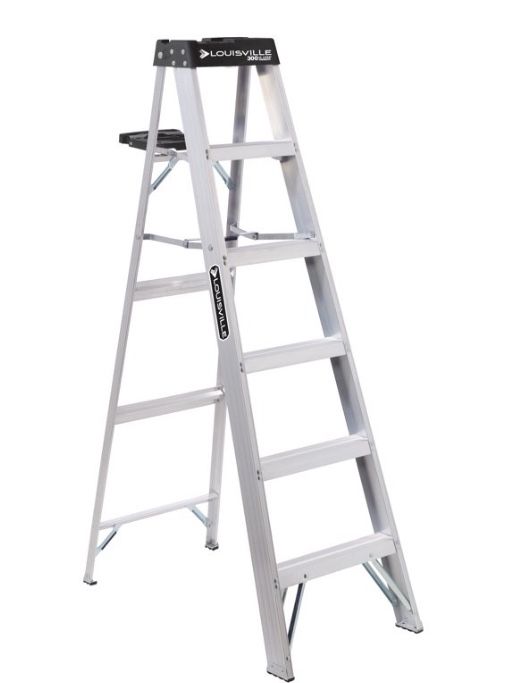 Louisville 6 Ft Painters/ Carpenters Ladder EXCELLENT CONDITION - photo 2