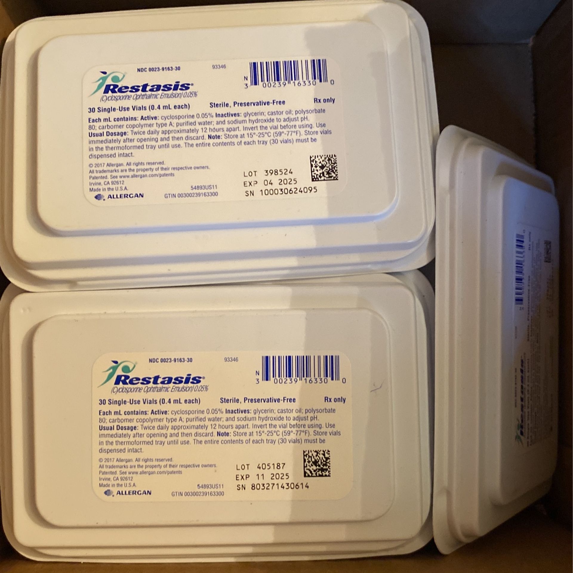 Restasis Single Use Eye Drops - photo 2
