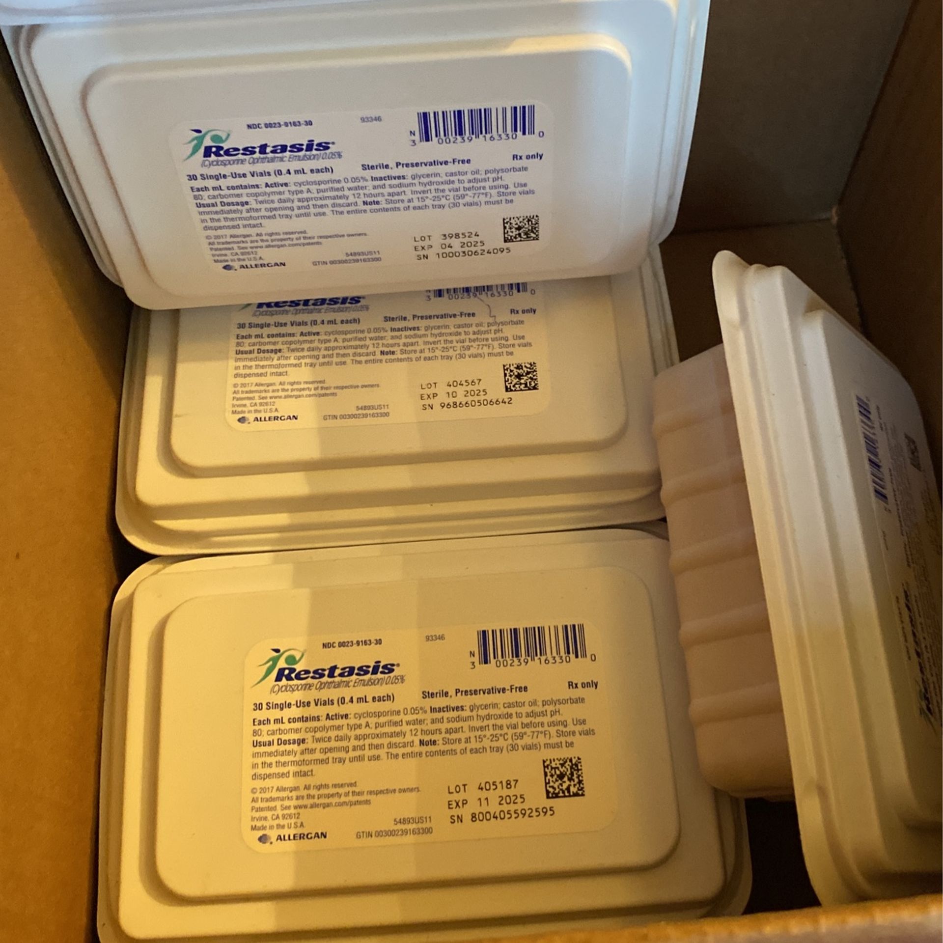 Restasis Single Use Eye Drops - photo 4