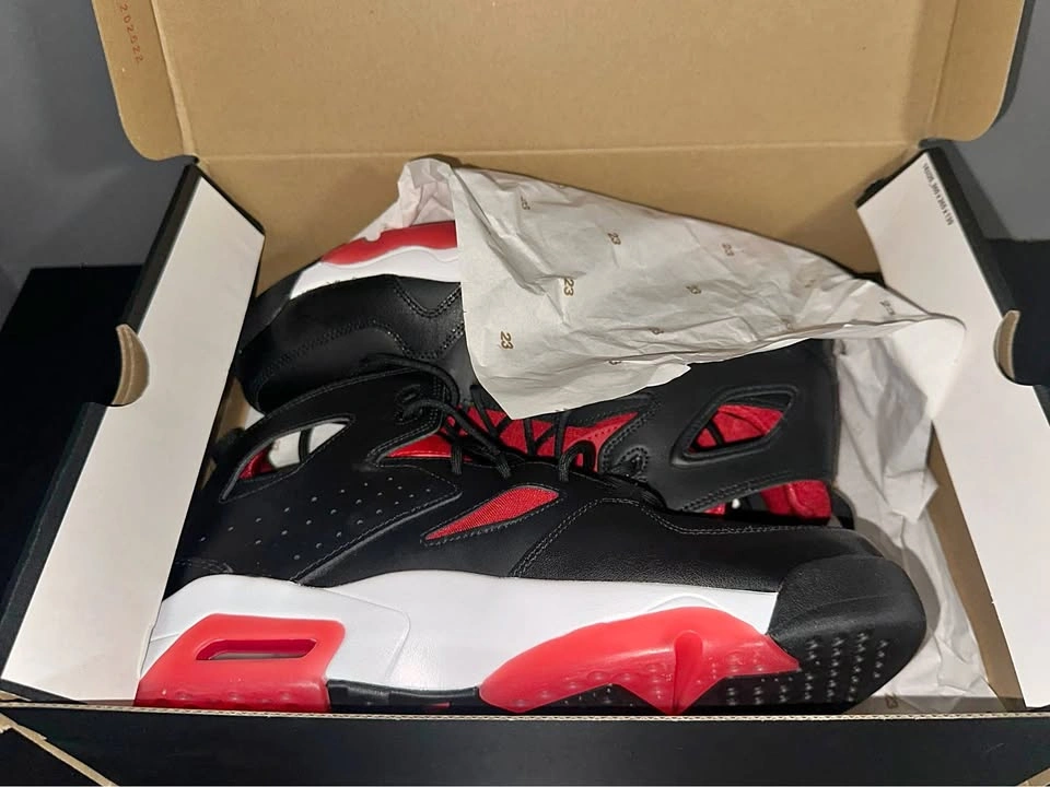 Jordan Flight Club '91 - Black/Varsity Red - Men's Size 12