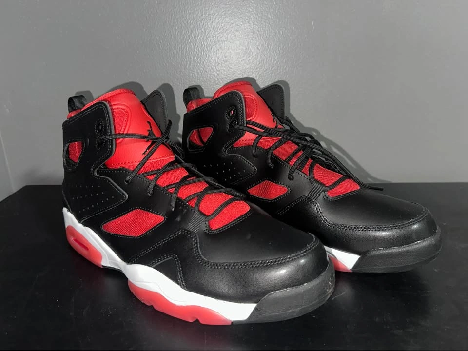 Jordan Flight Club '91 - Black/Varsity Red - Men's Size 12 - photo 5