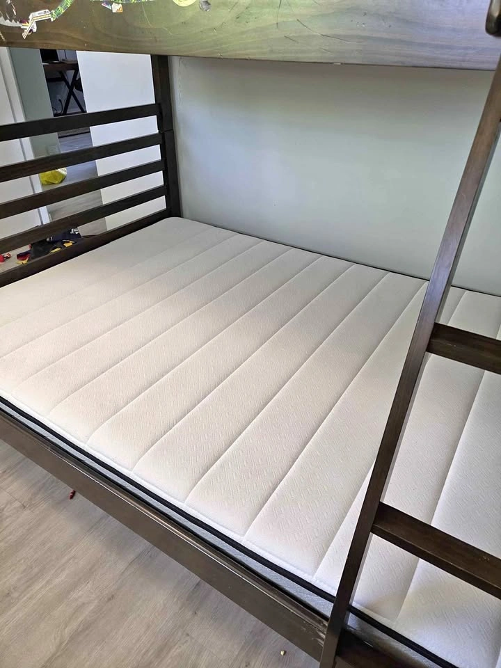 Wooden bunk bed