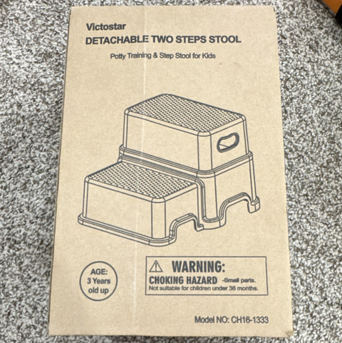 Victostar Potty Training Detachable 2-Step Stool for Kids