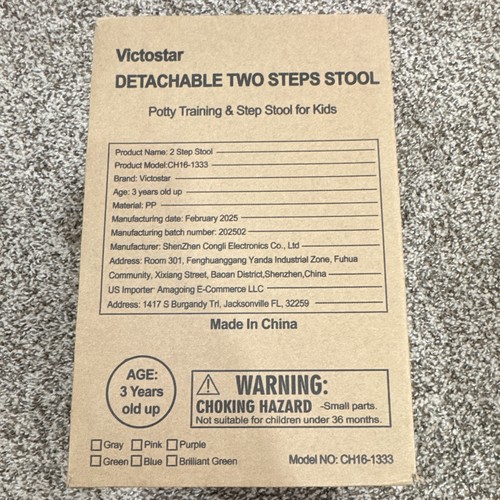 Victostar Potty Training Detachable 2-Step Stool for Kids - photo 3