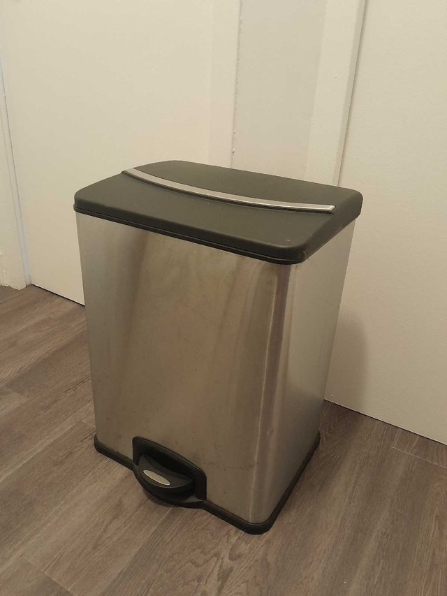 Stainless Steel Step Trash Can