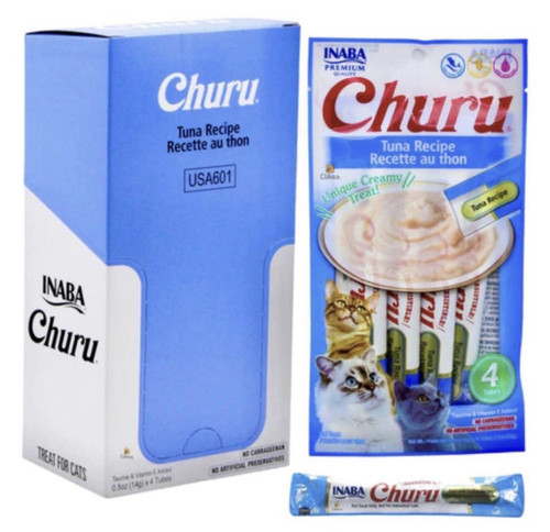INABA Churu Tuna Creamy Cat Treats w/ Taurine