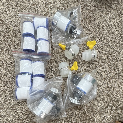 Kitchen Sink Faucet Aerator Lot w/ Water Filter