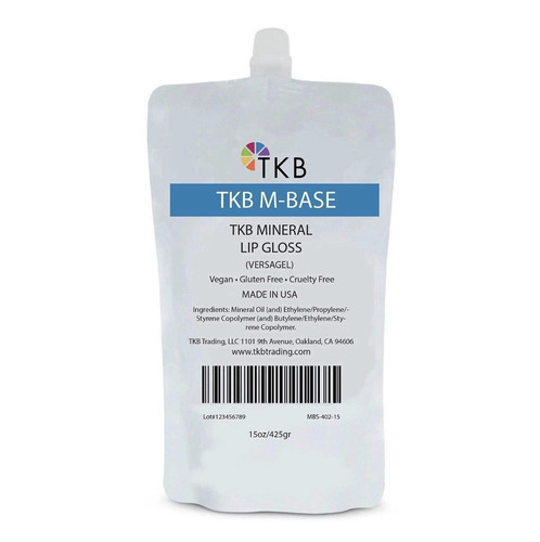 TKB M-Base Clear Gel Lip Gloss Base Shine Vegan Cruelty-Free