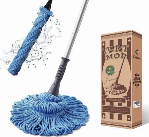 Eyliden Twist Mop Wet String Mop Round Synthetic Head