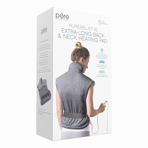 Pure Enrichment PureRelief XL Back & Neck Heating Pad