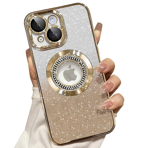 Gold/Silver Glitter Magnetic Ring Stand Case for iPhone 13/14 Pr