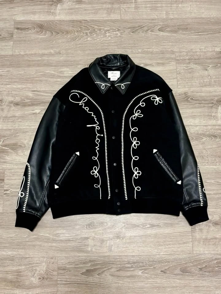 *RARE* Angelo Baque x Champion Varsity Jacket - photo 2