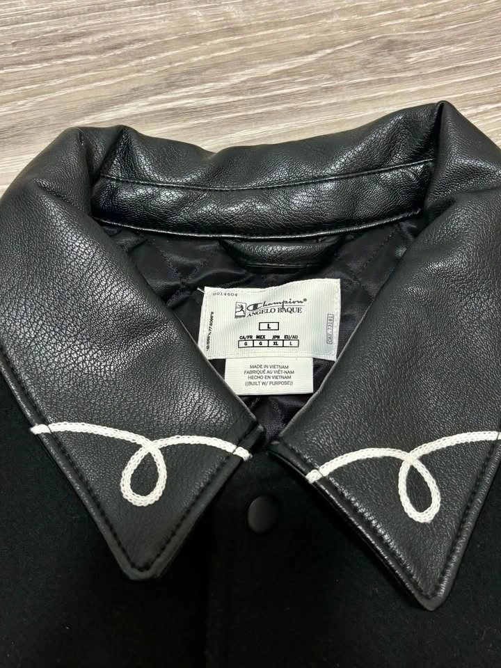 *RARE* Angelo Baque x Champion Varsity Jacket - photo 4