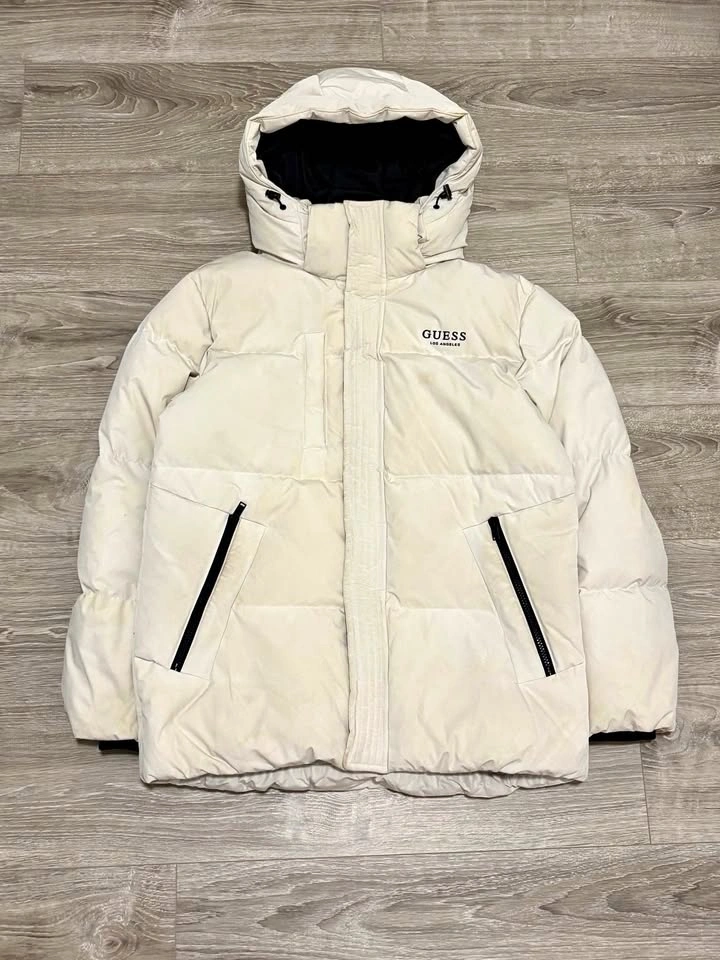 Korea Exclusive Guess White Down Puffer Jacket
