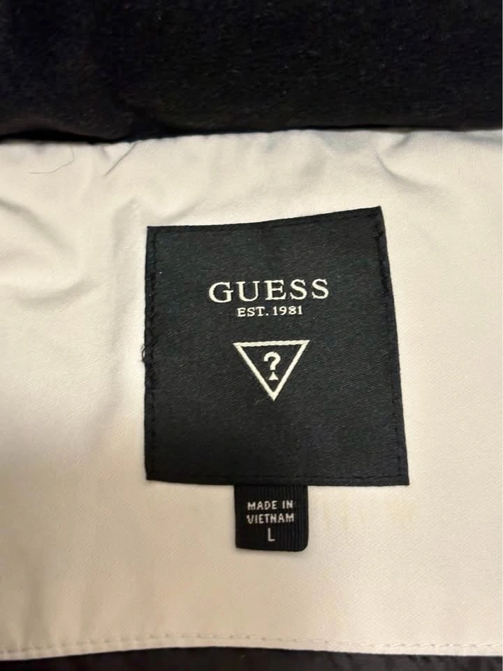 Korea Exclusive Guess White Down Puffer Jacket - photo 4