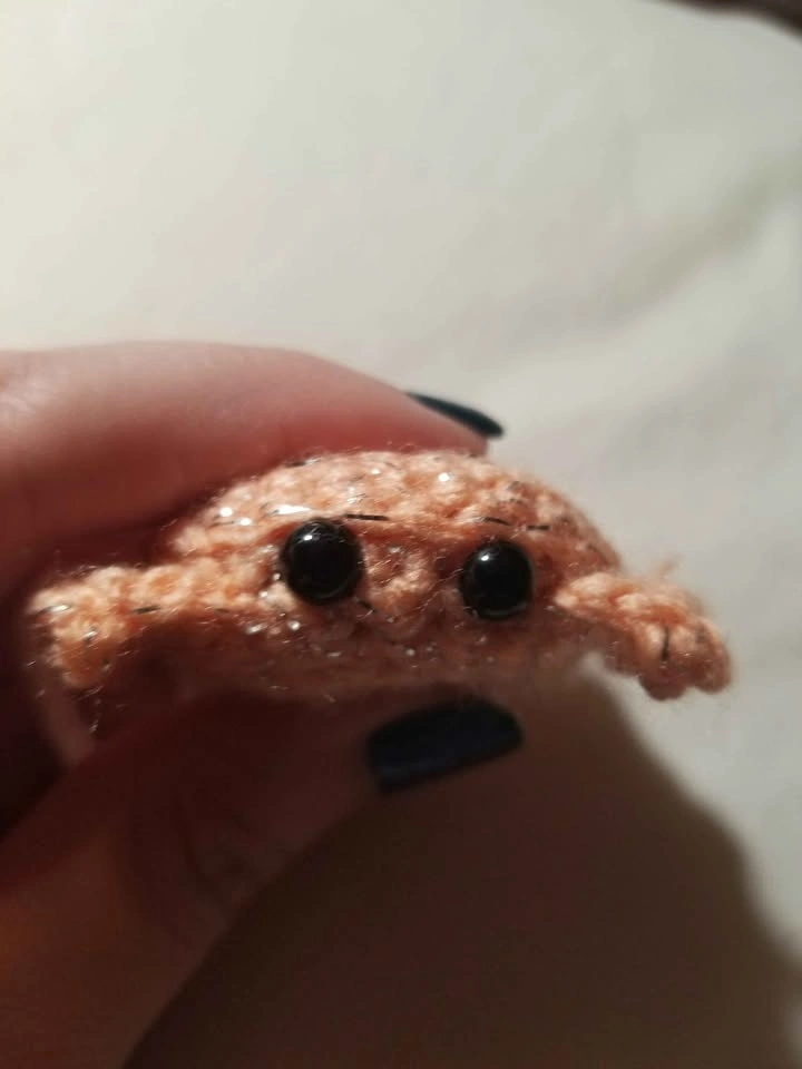 1 Sunset Crab Crochet Keychains - photo 5