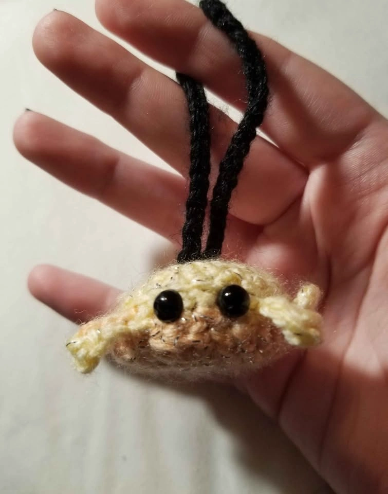 3 Crab Crochet Keychains Star - photo 4