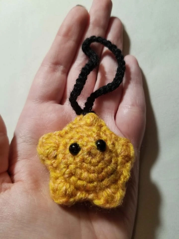 3 Crab Crochet Keychains Star - photo 5