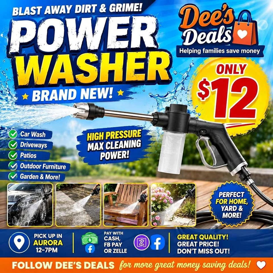 Power Washer BRAND NEW ONLY $12