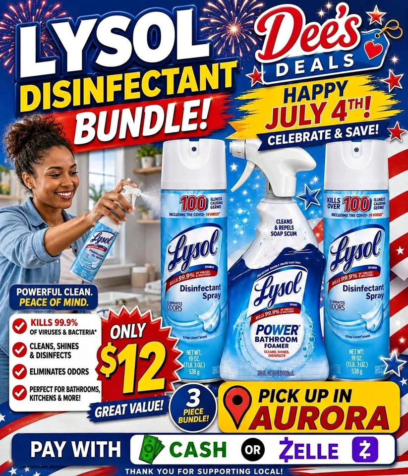 Lysol Bundle ONLY $12!!