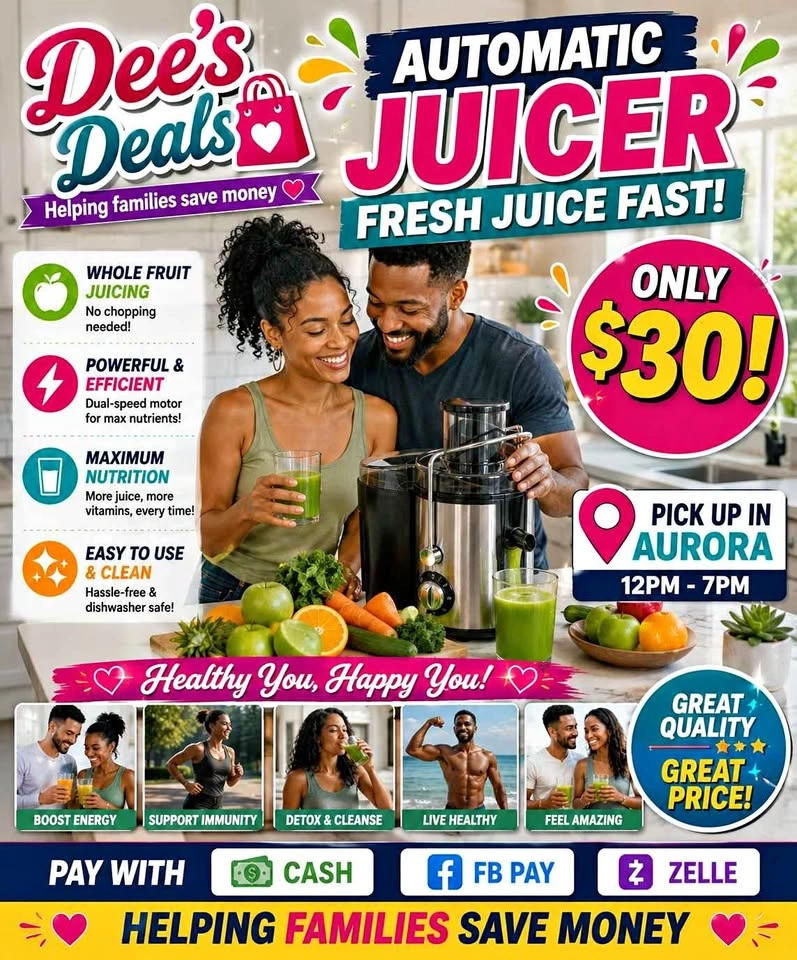 Automatic Juicer BRAND NEW IN BOX ONLY $30