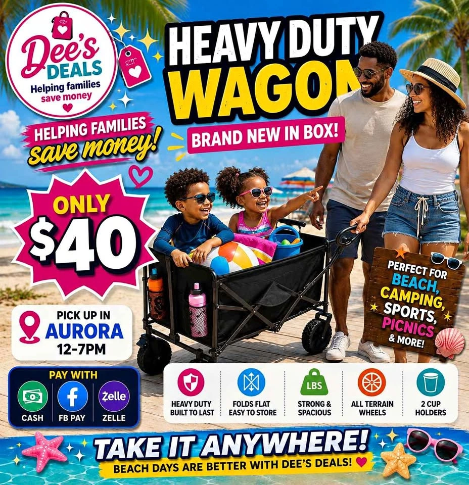 Heavy Duty XL Wagon BRAND NEW IN BOX ONLY $40