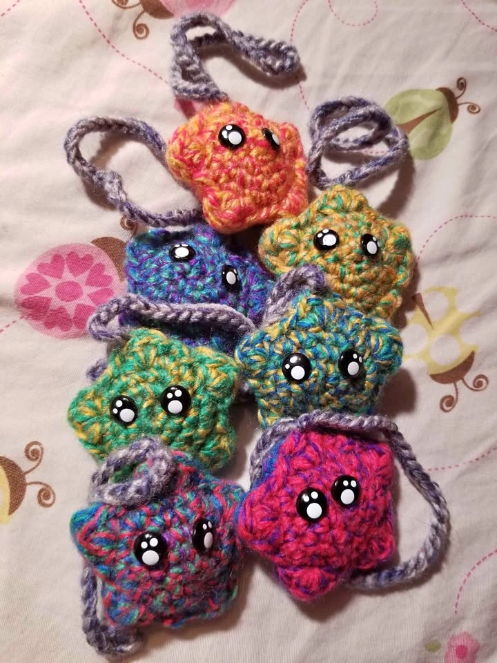 Star Keychains All for $5 Crochet