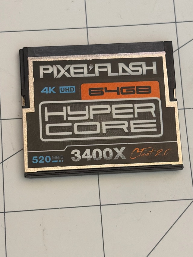 PixelFlash HyperCore 64GB CFast 2.0 Memory Card