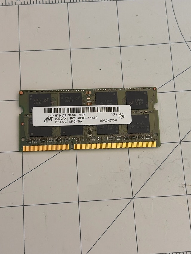 Micron 8GB DDR3 Laptop RAM