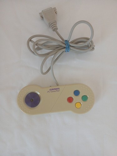 Gravis PC GamePad Vintage 1992 Good Used Condition Controller On