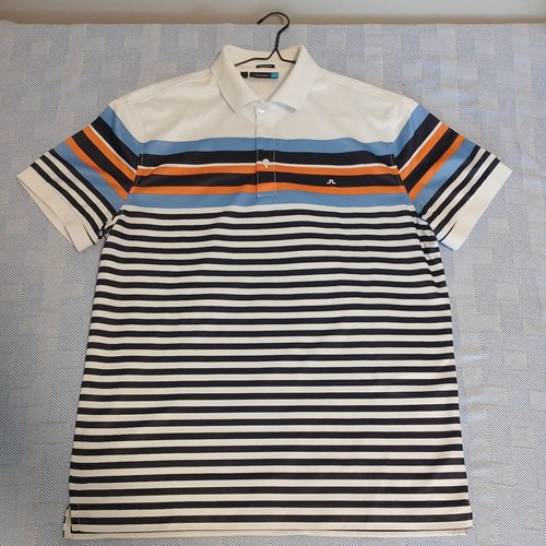 J.Lindeberg Regis Slim Lux Jersey Polo Shirt Men’s Size Large