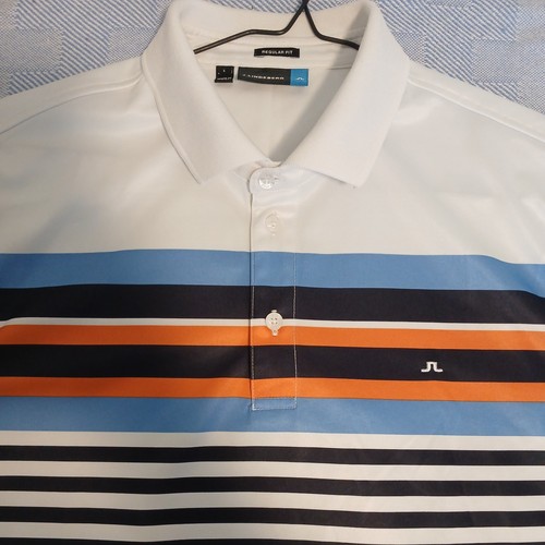 J.Lindeberg Regis Slim Lux Jersey Polo Shirt Men’s Size Large - photo 5
