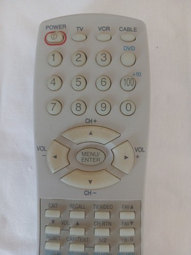 OEM Original Genuine Toshiba CT-847 Remote Control TV VCR DVD - photo 3