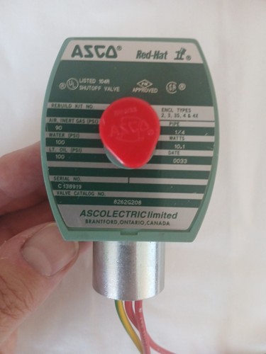 ASCO RED HAT 8262G2 SOLENOID SHUT OFF VALVE- Brand New No Box - photo 2