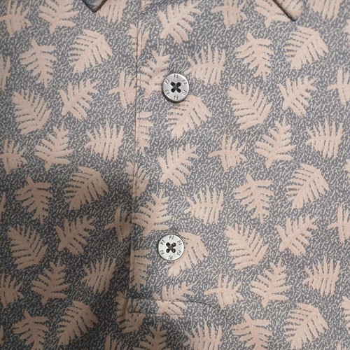 FootJoy XL Performance Golf Polo Shirt Green Fern Leaf Print - photo 4