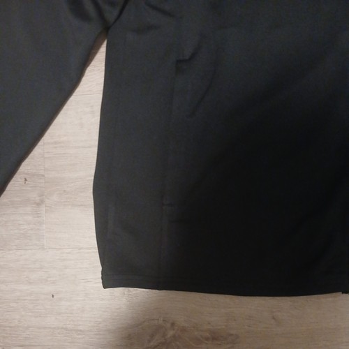 Under Armour Mens Track Jacket Size XL Black White Full Zip - photo 2