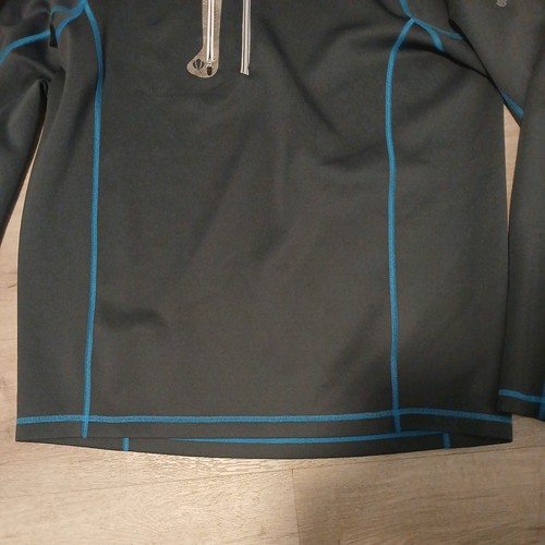 Sunice Mens XL 1/4 Zip Pullover Grey Blue Stitch Stretch - photo 3