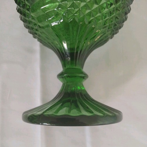 AHC82 Anchor Hocking Wintergreen Chalice 6 1/8" Green Antique - photo 4