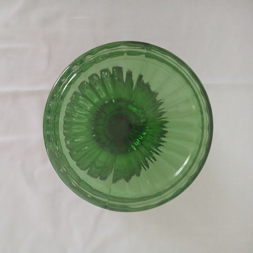 AHC82 Anchor Hocking Wintergreen Chalice 6 1/8" Green Antique - photo 5